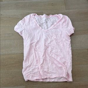 Target Light Pink V-Neck Tee